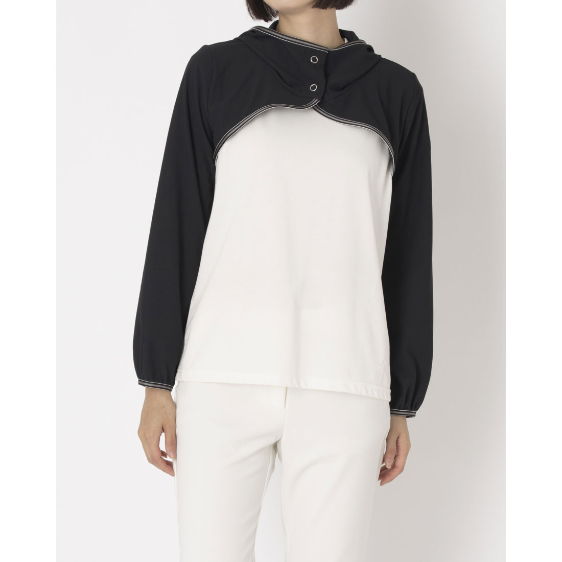 LANVIN SPORT フード付きジャケット ホワイト LANVIN SPORT ランバン スポール - ジャケット・ブルゾン