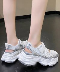 Lace Ladies/レースレディース Lace Ladies メッシュ ベルクロ 厚底 スニーカー サンダル/508345335