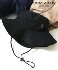 LAZAR/ラザル Lazar U.S. POLO ASSN./ユーエスポロアッスン UVカット サンシェード付 ロゴ ワンポイント刺繍 アドベンチャーハット/サファリハッ/508345571
