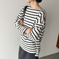 DOUX ARCHIVES /ドゥ アルシーヴ DOUX ARCHIVES クレイジーボーダーカットソー/508345629