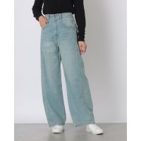 DOUX ARCHIVES /ドゥ アルシーヴ DOUX ARCHIVES ウエストダブルボタンコクーンデニムパンツ/508345645