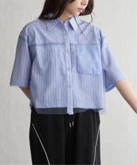 VENCE　EXCHANGE/ヴァンス エクスチェンジ VENCE EXCHANGE ストライプチュールカブセSSシャツ/508277753