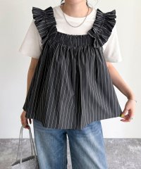 fredy emue/マルチウェイストライプノースリーブブラウス/508328797