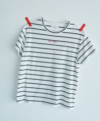 green label relaxing/＜To b. by agnes b.コラボ＞ロゴ ショートスリーブ Tシャツ ボーダー/508332021