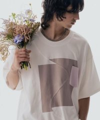 RoyalFlash/Maison ULA/メゾン ウラ/切り替えプリントTシャツ/508343626