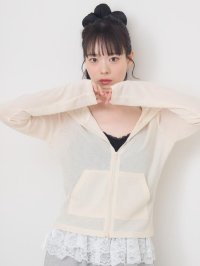 Emsexcite/エムズエキサイト ems excite シアーZIPパーカー/508346029