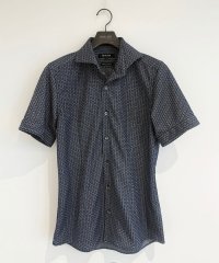 MICHEL KLEIN HOMME/《日本製》ジャガード半袖シャツ/508346141