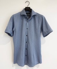 MICHEL KLEIN HOMME/《日本製》ジャガード半袖シャツ/508346141