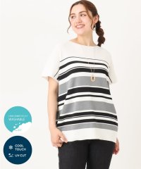 eur3/【大きいサイズ/接触冷感】フレンチスリーブサマーニット/508346144