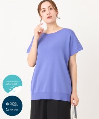 eur3/【大きいサイズ/接触冷感】フレンチスリーブサマーニット/508346144