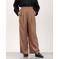 STYLEBLOCK/スタイルブロック STYLEBLOCK ジョーゼットドットプリントストレートパンツ/508346961