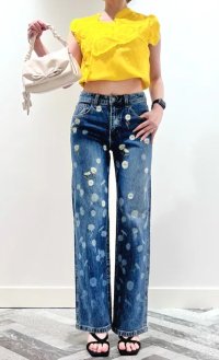 Desigual/デシグアル Desigual デイジーのストレートジーンズ/508346988