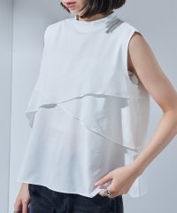 MAISON BREEZE/メゾンブリーズ MAISON BREEZE アシンメトリーフレアーノースリーブブラウス trc/508346998