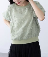MAGASIN DE MODE Chou Chou/マガジンデモードシュシュ MAGASIN DE MODE Chou Chou フリンジジャカードプルオーバー trc/508347001