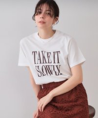OPAQUE.CLIP/オペーク ドット クリップ OPAQUE.CLIP ロゴプリントTシャツ【洗濯機洗い可】/508347073
