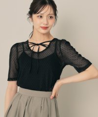 Couture Brooch/クチュール ブローチ Couture Brooch 2WAYリボンドットチュールプルオーバー/508347097