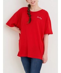 Re-J＆SUPURE/ロゴ刺繍×ロゴプリントTシャツ/508347285