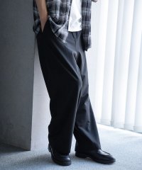 RATTLE TRAP/TRストレッチタックワイドテーパードパンツ/508347481