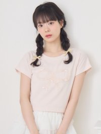 Emsexcite/エムズエキサイト ems excite チュールリボンTEE/508347500