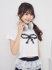 Emsexcite/エムズエキサイト ems excite チュールリボンTEE/508347500