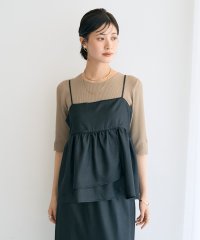 YECCA VECCA/イェッカ ヴェッカ YECCA VECCA シャイニーオーバーキャミ/508347535