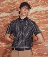 LANVIN SPORT/ランバン スポール LANVIN SPORT 総柄ジャカート半袖ポロシャツ【UV/吸汗速乾】/508347940