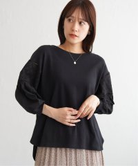 ikka/【親子コーデ】袖キカレース切り替えプルオーバー/508213455