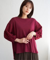 ikka/【親子コーデ】袖キカレース切り替えプルオーバー/508213455