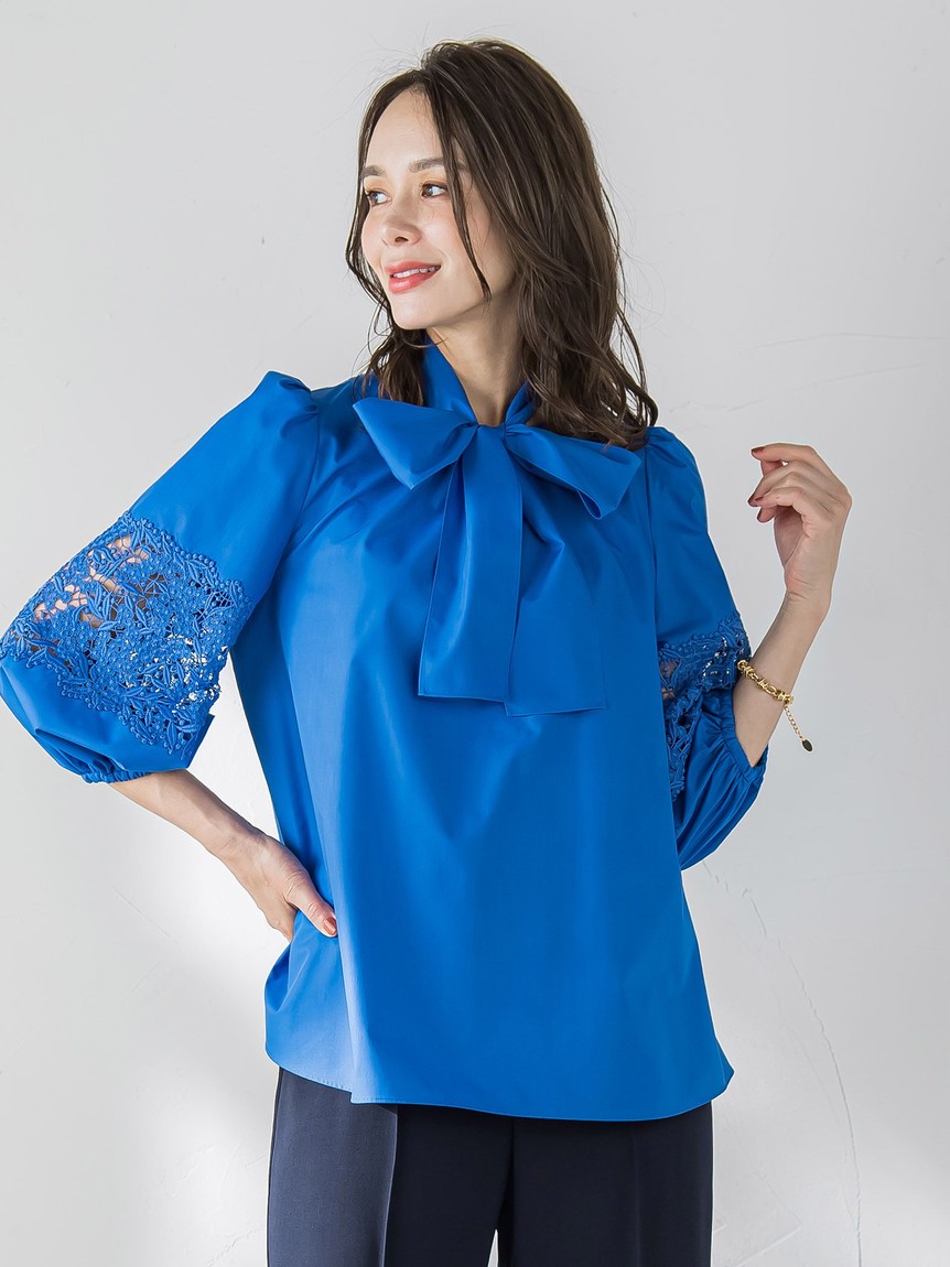 新品プライスタグ付き Viaggio Blu   ビアッジョブルー   ブラウス ビアッジョブルー(Viaggio Blu)の通販 - d fashion