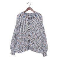feepur/フェピュール feepur ファンシーヤーンMIXカーディガン/508335881