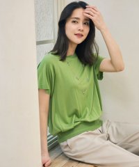 JIYU-KU（SMALL SIZE）/【接触冷感・UVケア・洗える】ドレーピーラグランスリーブ ニットソー/508343378