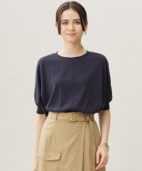 JIYU-KU(LARGE SIZE)/【カタログ掲載・接触冷感・UVケア・洗える】ドレーピードルマンスリーブ ニットソー/508343381