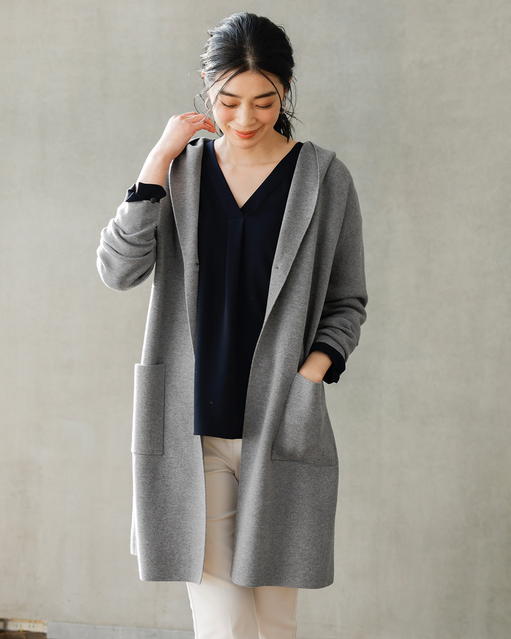 未使用級⭐️ダーマコレクション　カシミヤ100% ロングコート　15号　XXL その他のコートのファッション通販 - d fashion
