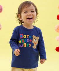 MIKI HOUSE HOT BISCUITS/パステルロゴ 長袖Tシャツ/508348608