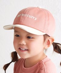 MIKI HOUSE HOT BISCUITS/バイカラー ロゴキャップ/508348611