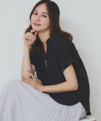 index/インデックス index タックスリーブスキッパーブラウス【洗濯機可・吸水速乾・抗ピル・防シワ・イージーアイロン】/508348925