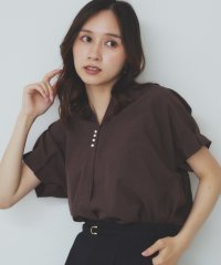index/インデックス index タックスリーブスキッパーブラウス【洗濯機可・吸水速乾・抗ピル・防シワ・イージーアイロン】/508348925