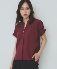 index/インデックス index タックスリーブスキッパーブラウス【洗濯機可・吸水速乾・抗ピル・防シワ・イージーアイロン】/508348925
