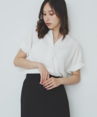 index/インデックス index タックスリーブスキッパーブラウス【洗濯機可・吸水速乾・抗ピル・防シワ・イージーアイロン】/508348925