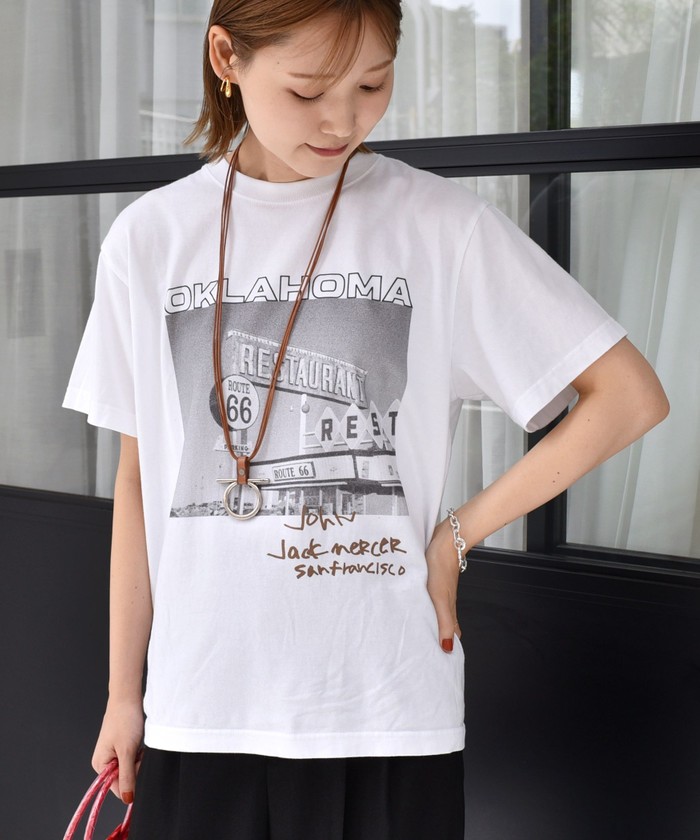 【シップス　ウィメン】【SHIPS別注】J.J MERCER:プリント TEE SHIPS別注】J.J MERCER:プリント TEE(508349381) | シップス