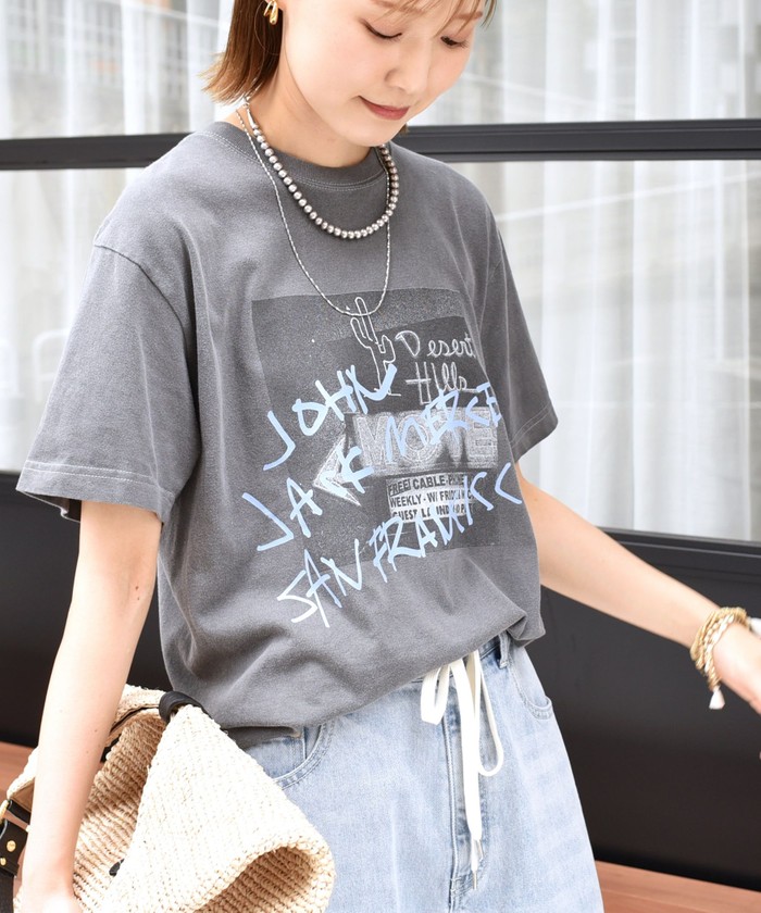 【シップス　ウィメン】【SHIPS別注】J.J MERCER:プリント TEE SHIPS別注】J.J MERCER:プリント TEE｜ SHIPS 公式サイト