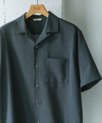 URBAN RESEARCH DOORS/マイクロサッカー オープンカラー ショートスリーブシャツ/508349593
