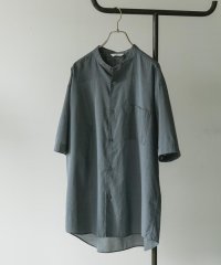 URBAN RESEARCH DOORS/玉虫シャンブレー バンドカラーシャツ/508349594