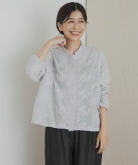 URBAN RESEARCH DOORS/mizuiro ind　lacestandcollar wideshirts/508349606
