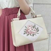 an another angelus/アンアナザーアンジェラス an another angelus 【大人気！】ローズ刺繍トートバッグ/508349751