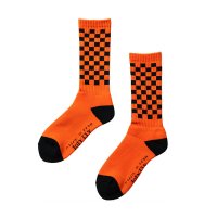 RUTSUBO/ルツボ 坩堝(RUTSUBO) RUTSUBO CHECKER SOCKS（坩堝 チェッカー ソックス）/508350037