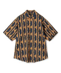 TOMORROWLAND MENS/インド コットン ブロックプリント ハーフスリーブシャツ/508350071