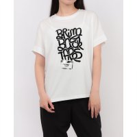 BRODIAEA/ブローディア BRODIAEA 極サラコットンフロッキープリントTシャツ/508350684