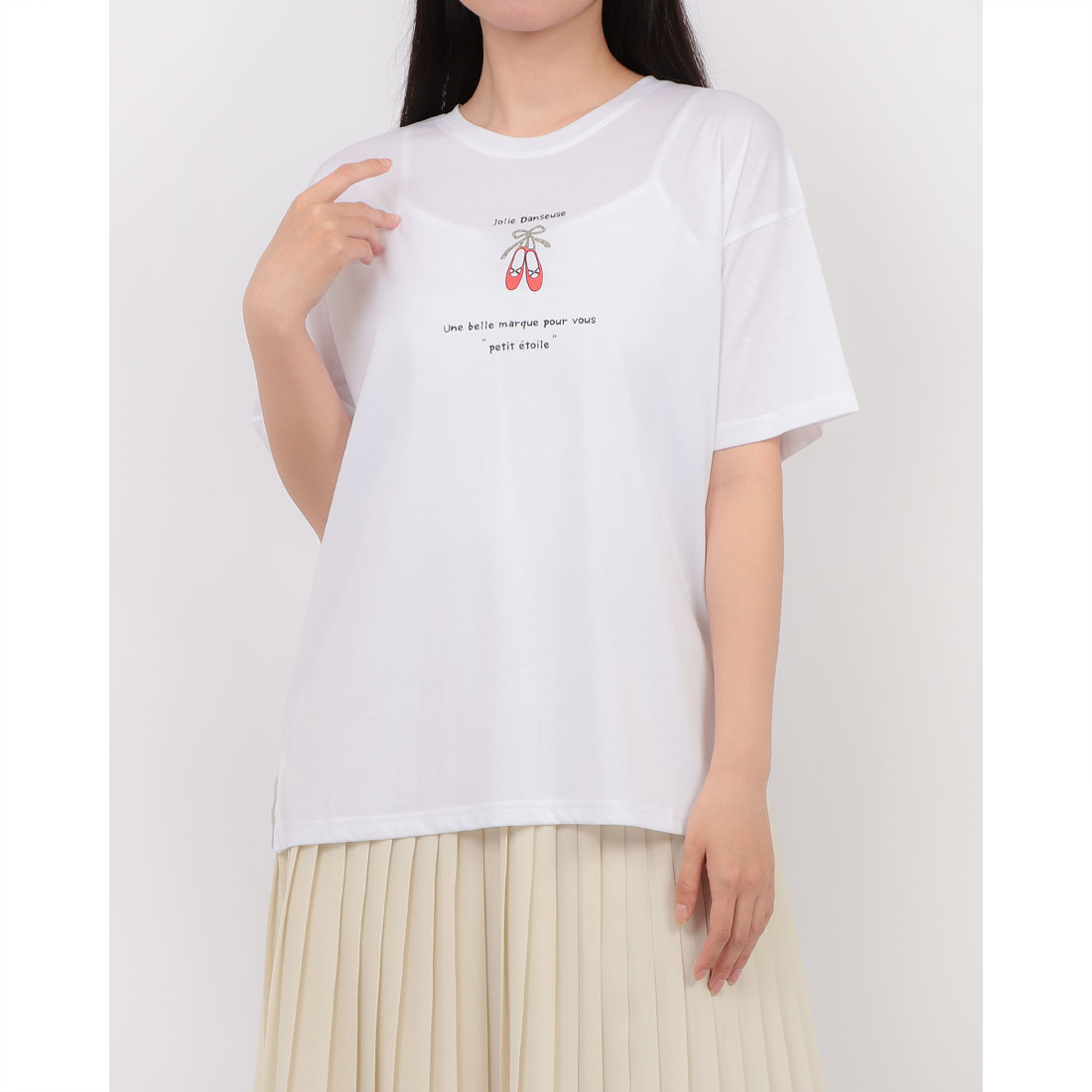 セール】ブローディア BRODIAEA バレエシューズ半袖Tシャツ