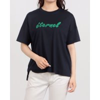 BRODIAEA/ブローディア BRODIAEA 配色パイルロゴ半袖Tシャツ/508350691